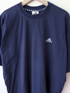 *Adidas* Shirt Basic 90s Dunkelblau (XL)
