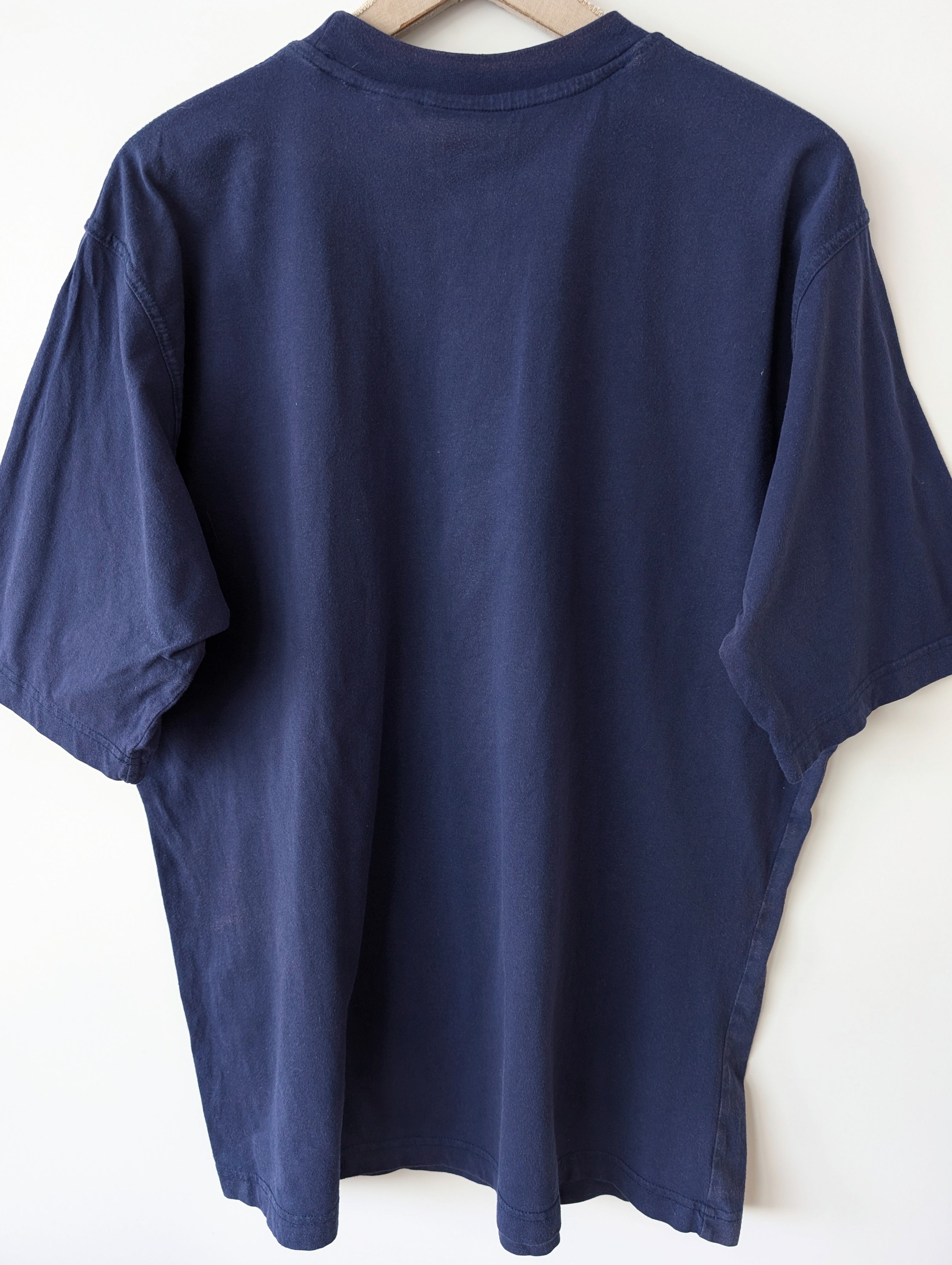*Adidas* Shirt Basic 90s Dunkelblau (XL)