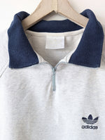 Lade das Bild in den Galerie-Viewer, *Adidas* Troyer 90s Sweater Logo Stick (L)
