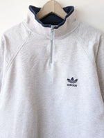 Lade das Bild in den Galerie-Viewer, *Adidas* Troyer 90s Sweater Logo Stick (L)
