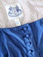 Lade das Bild in den Galerie-Viewer, *Seide* Scrunchie Upcycling Royalblau
