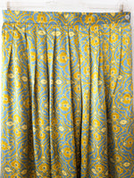 Lade das Bild in den Galerie-Viewer, *Seide* Rock Bohemian Print Rauchblau (L)
