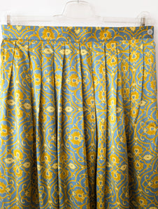 *Seide* Rock Bohemian Print Rauchblau (L)