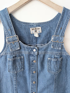 Latzkleid Jeans Y2K Denim Träger (S-M)