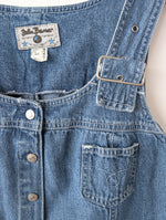 Lade das Bild in den Galerie-Viewer, Latzkleid Jeans Y2K Denim Träger (S-M)
