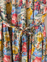 Lade das Bild in den Galerie-Viewer, Kleid 80s Wildblumen Sommer Print (M-L)
