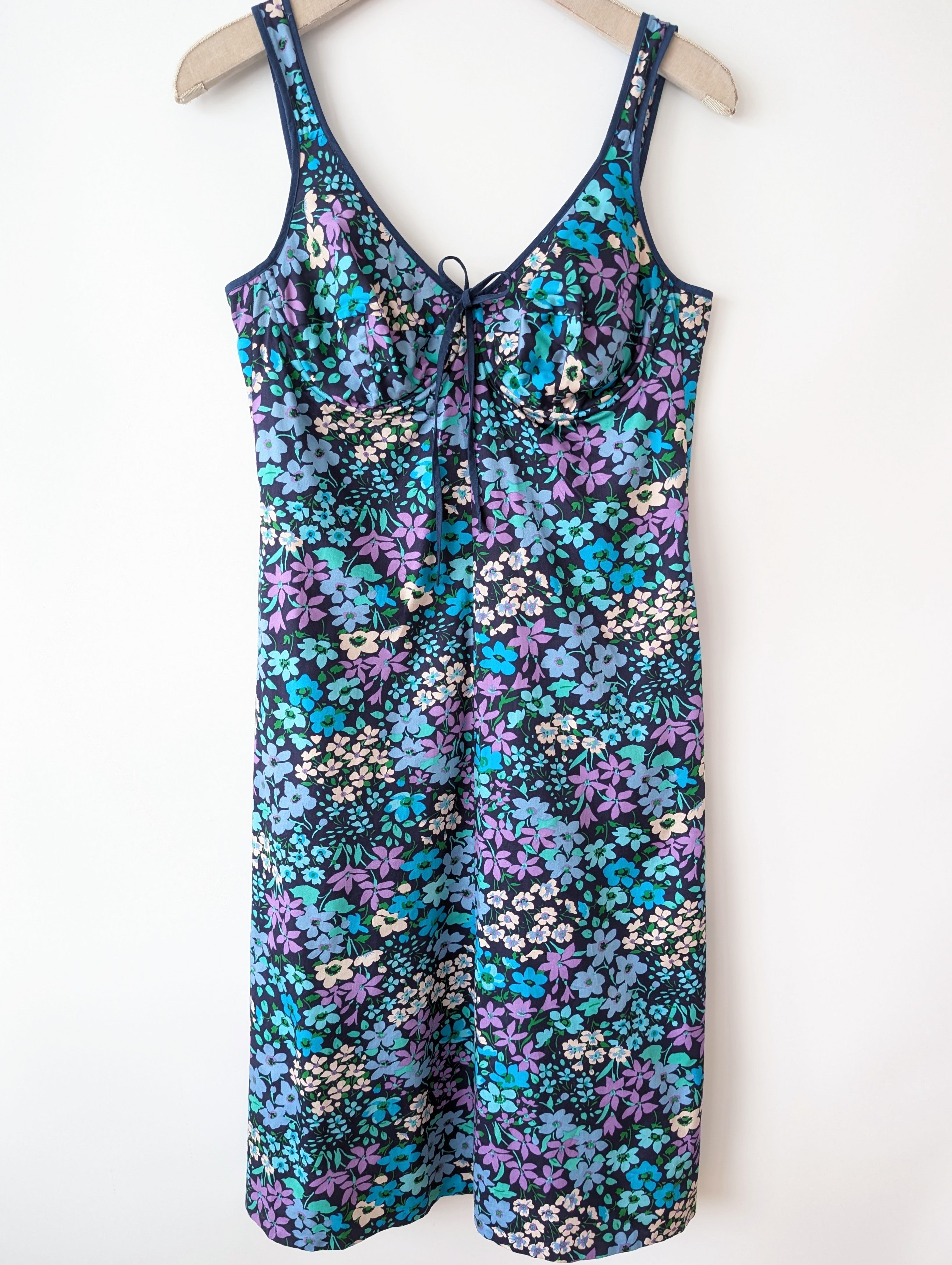 Kleid Bralette 70s Streublümchen (L)