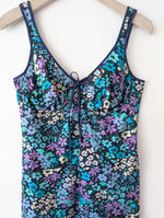 Lade das Bild in den Galerie-Viewer, Kleid Bralette 70s Streublümchen (L)
