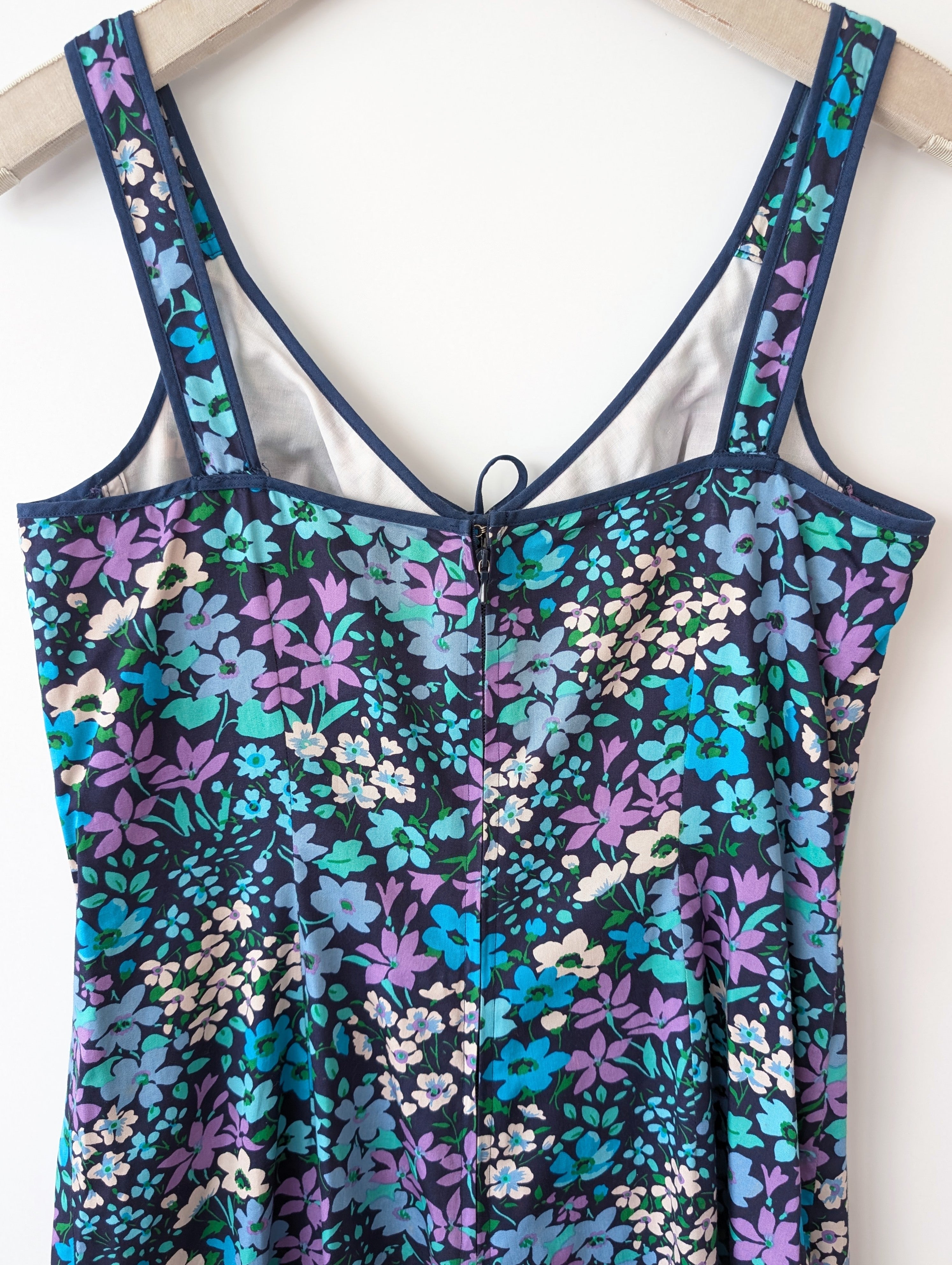 Kleid Bralette 70s Streublümchen (L)