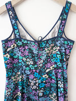 Lade das Bild in den Galerie-Viewer, Kleid Bralette 70s Streublümchen (L)
