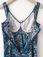 Lade das Bild in den Galerie-Viewer, Kleid Bralette 70s Streublümchen (L)
