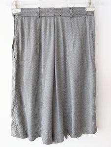 Bermuda Shorts Hahnentritt Bundfalten (M)