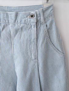 Hose Wide Leg 80s Pinstripes Highwaist (XS)