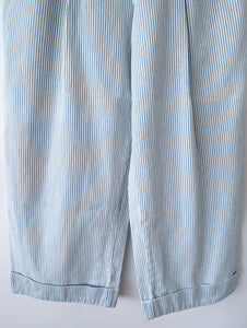 Hose Wide Leg 80s Pinstripes Highwaist (XS)