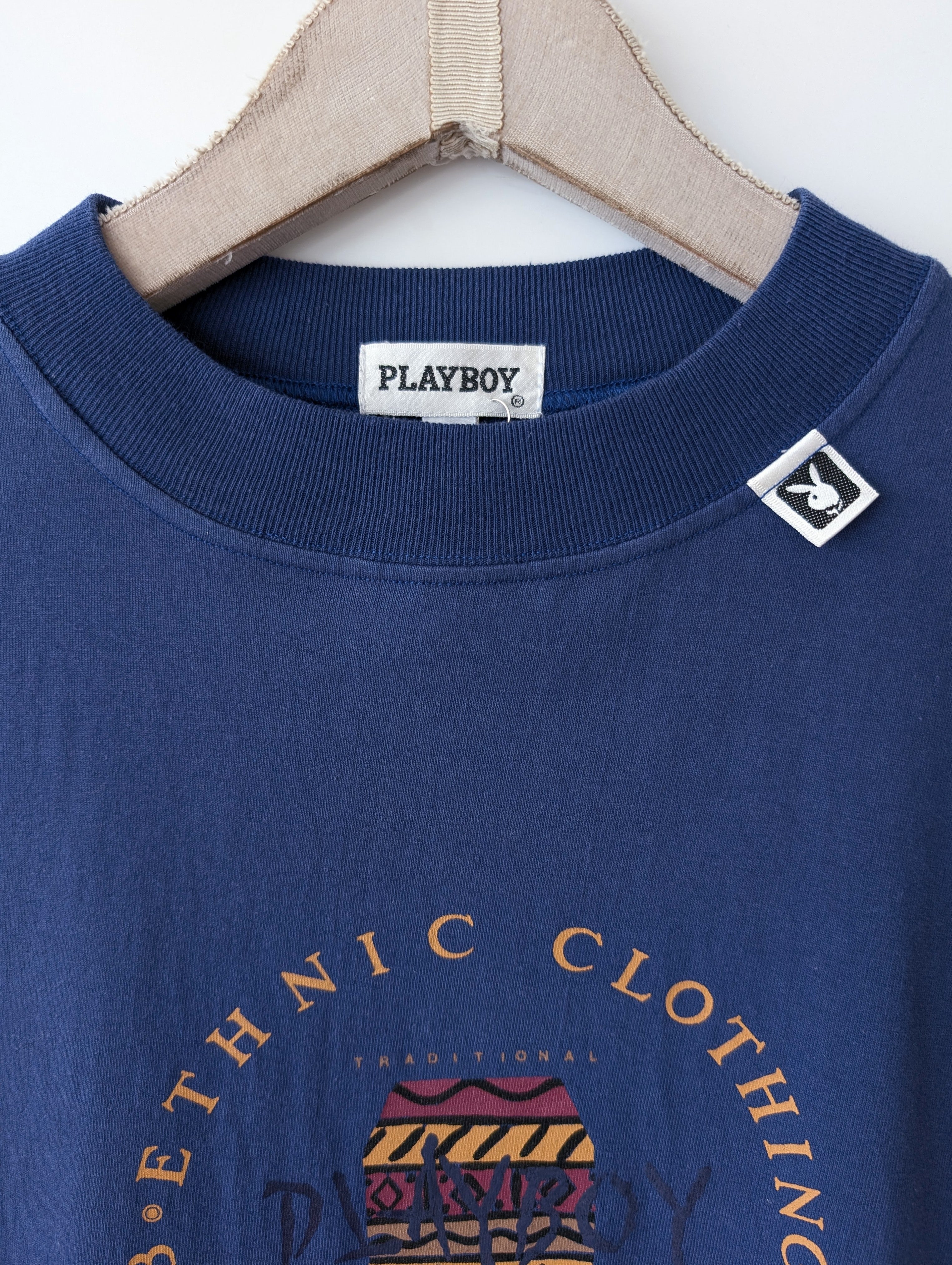 *Playboy* RARE Shirt Playboy Club Blau (XL)
