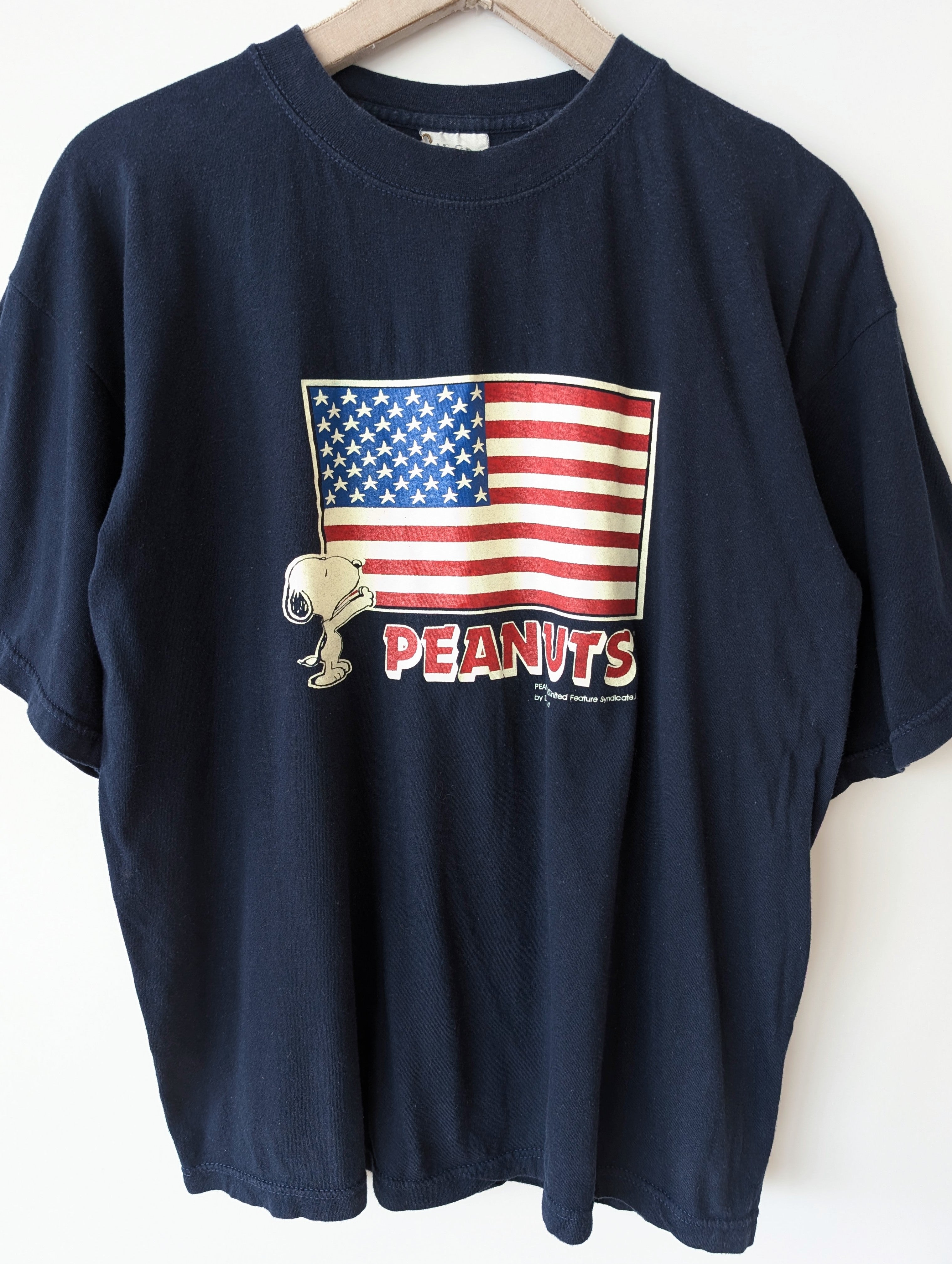 *Snoopy* Shirt 90s Siebdruck Peanuts (L)