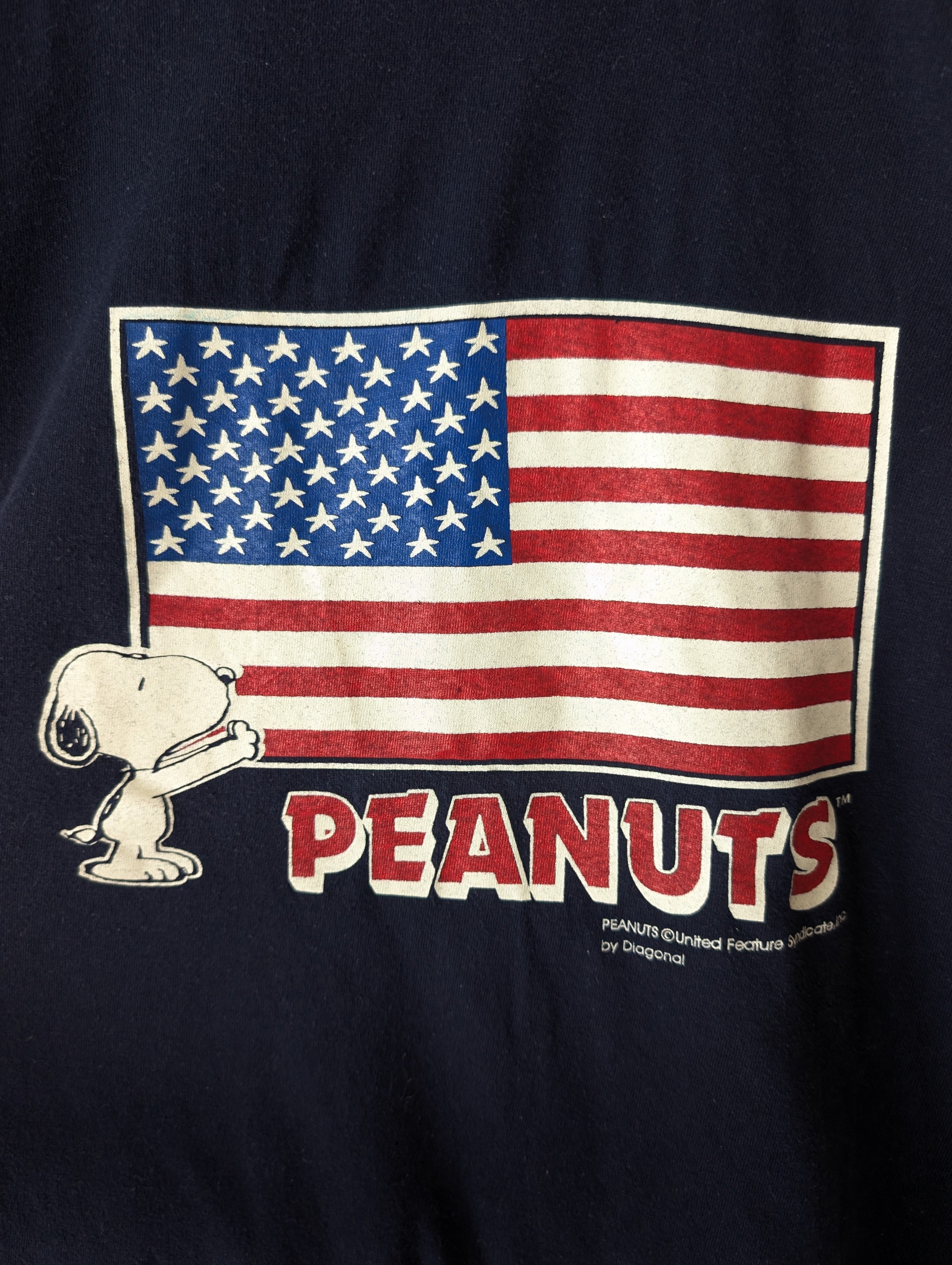 *Snoopy* Shirt 90s Siebdruck Peanuts (L)