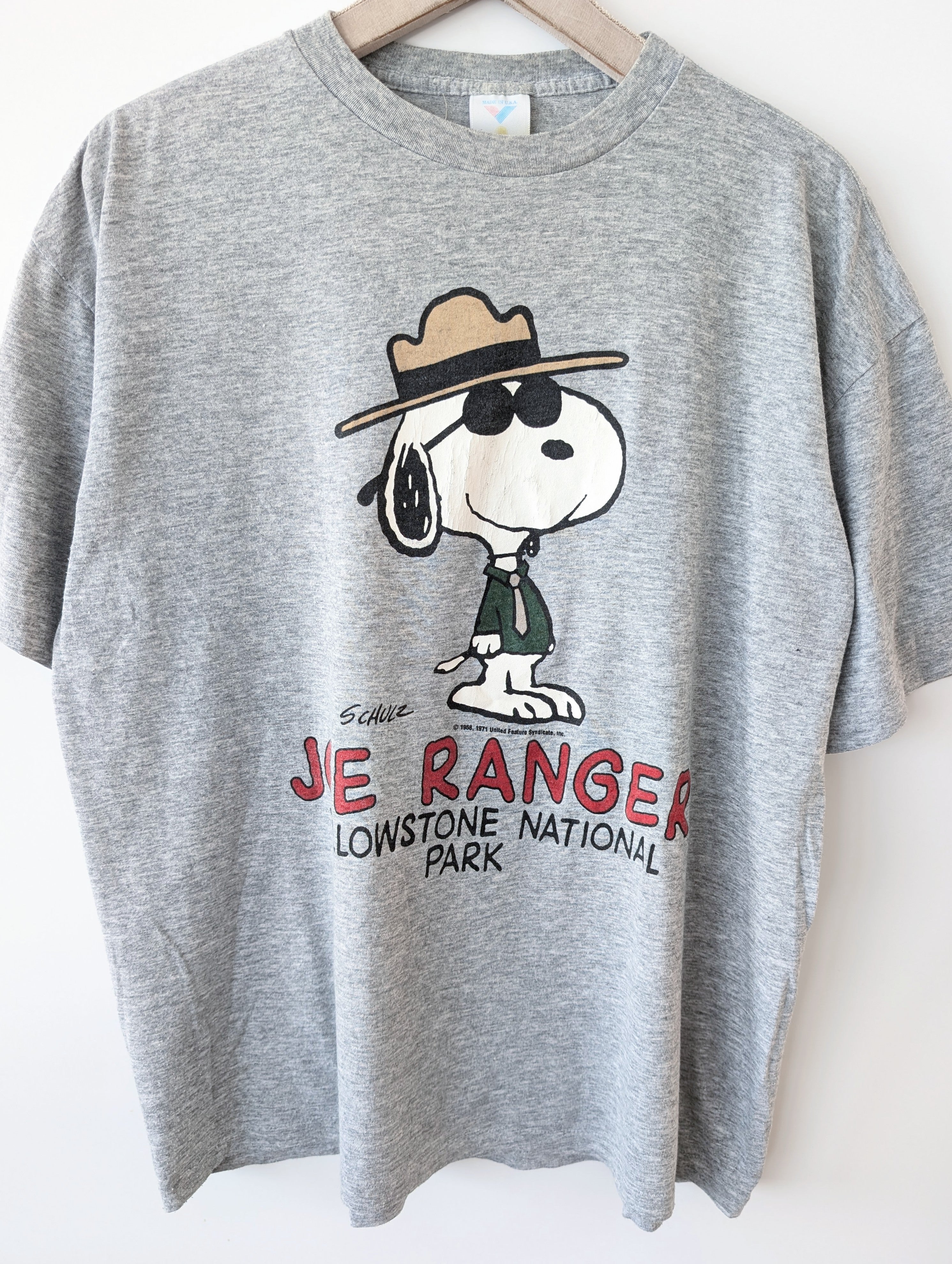 Snoopy Shirt '71 Yellowstone National Park (XL)