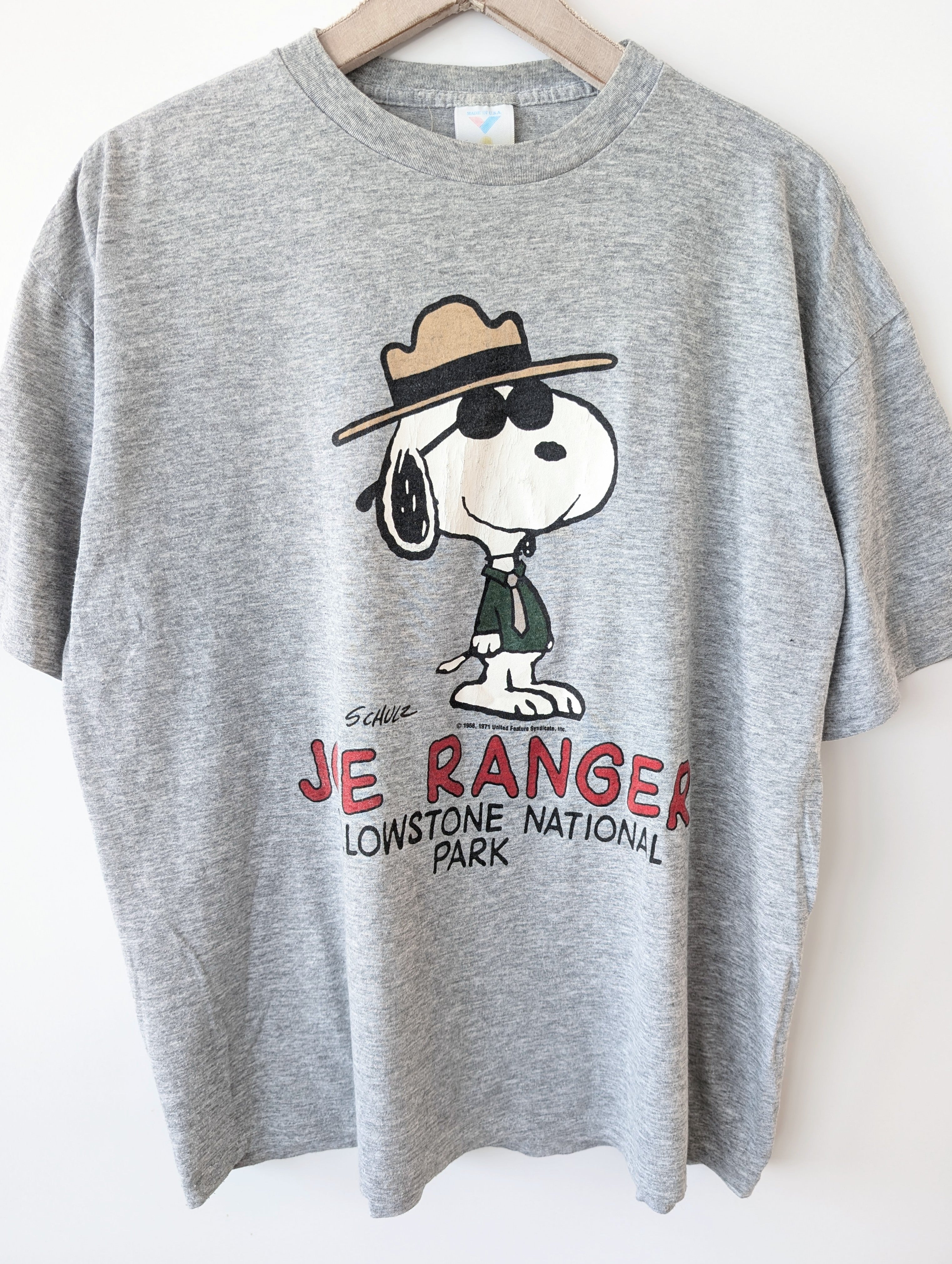Snoopy Shirt '71 Yellowstone National Park (XL)