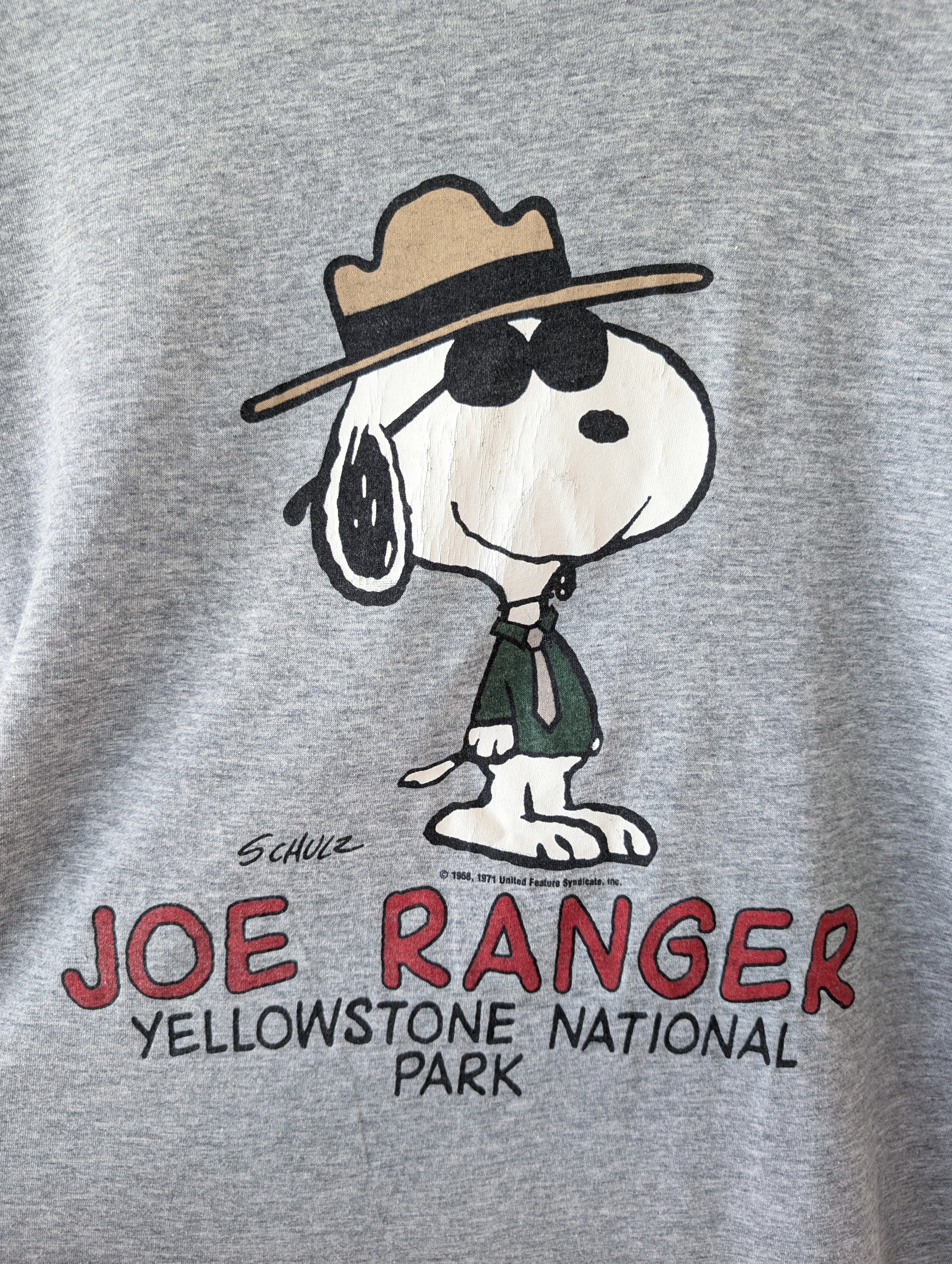Snoopy Shirt '71 Yellowstone National Park (XL)