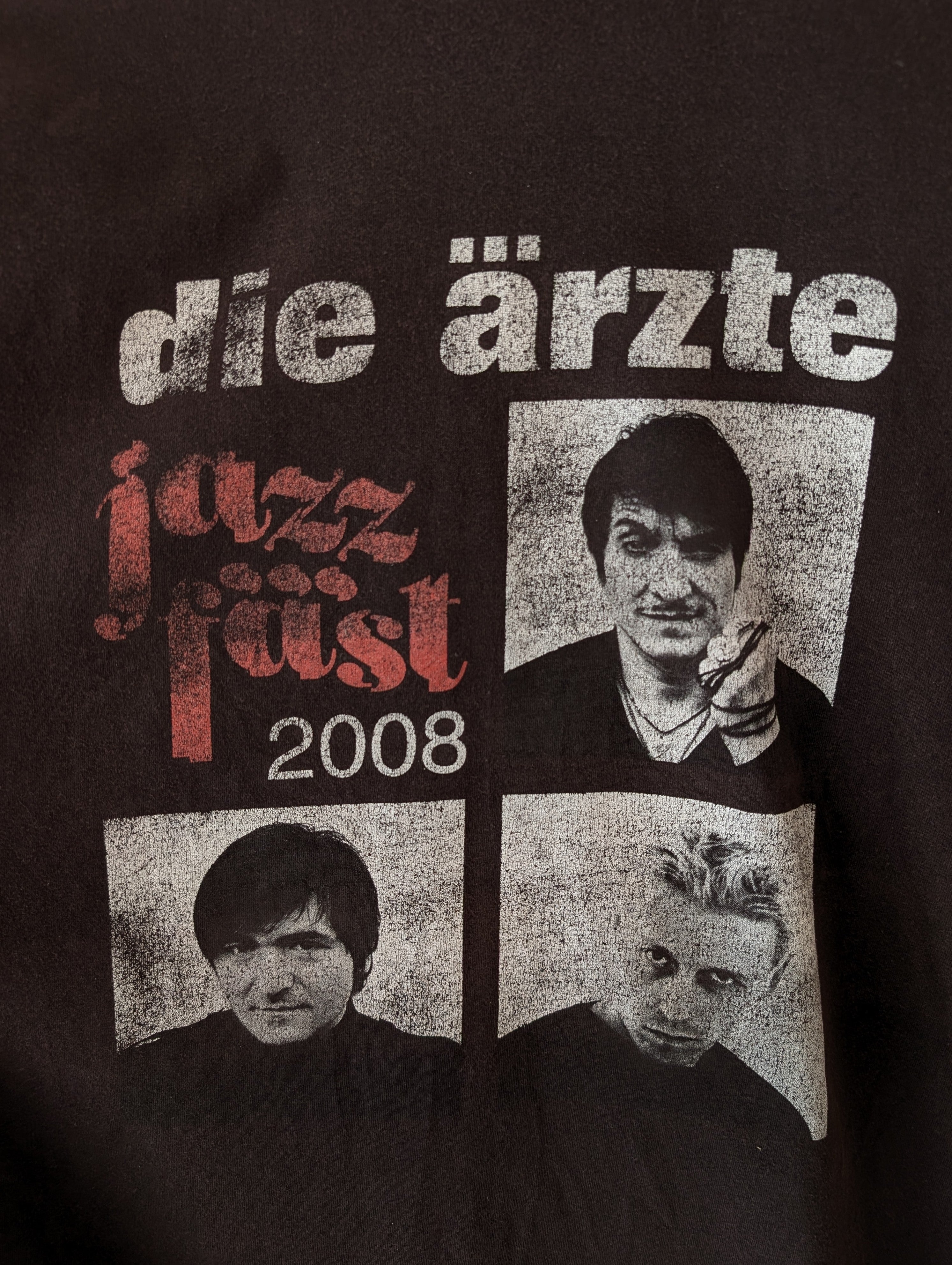 Die Ärzte Bandshirt 2008 Jazzfäst Tour (L)