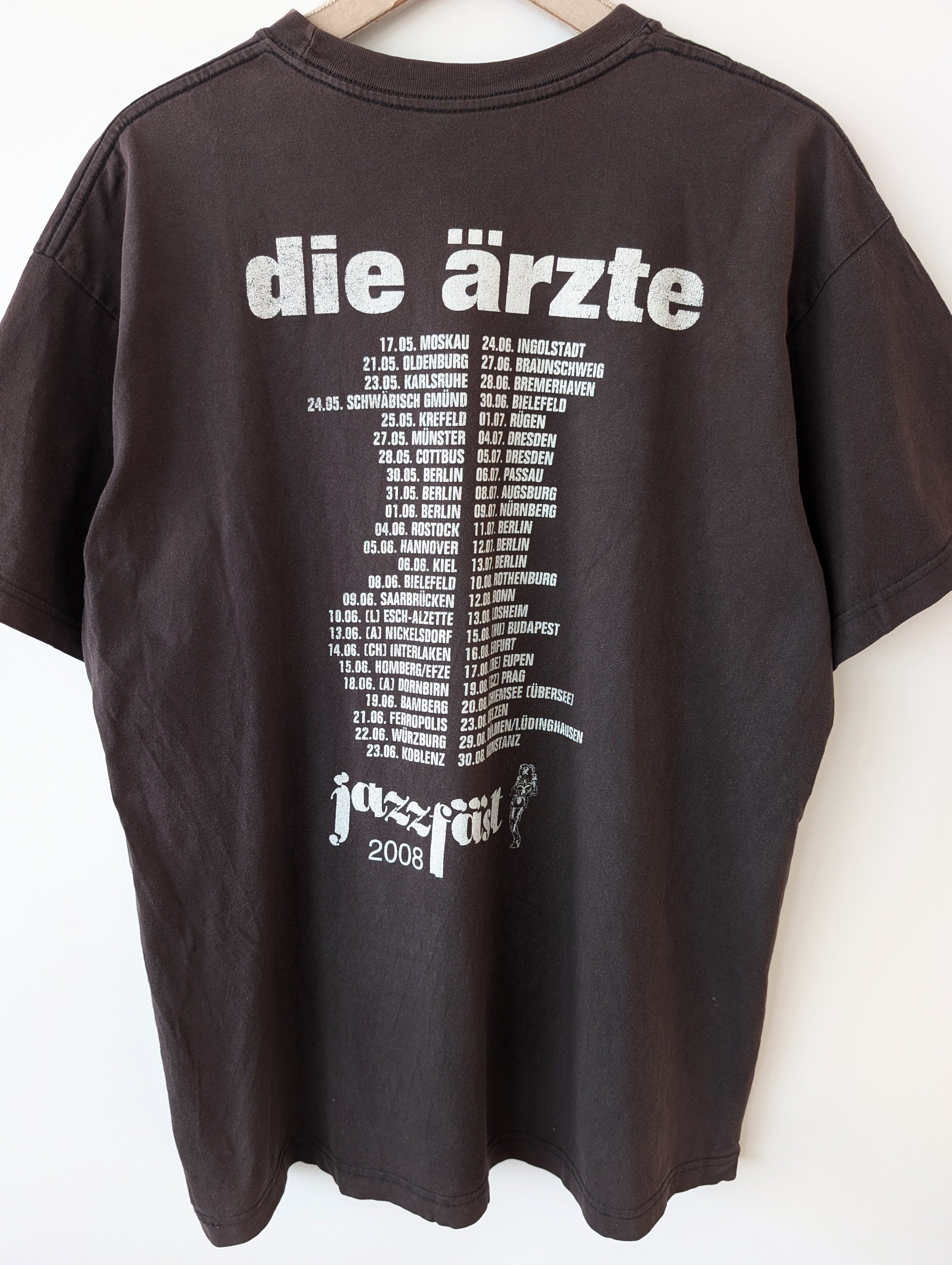 Die Ärzte Bandshirt 2008 Jazzfäst Tour (L)