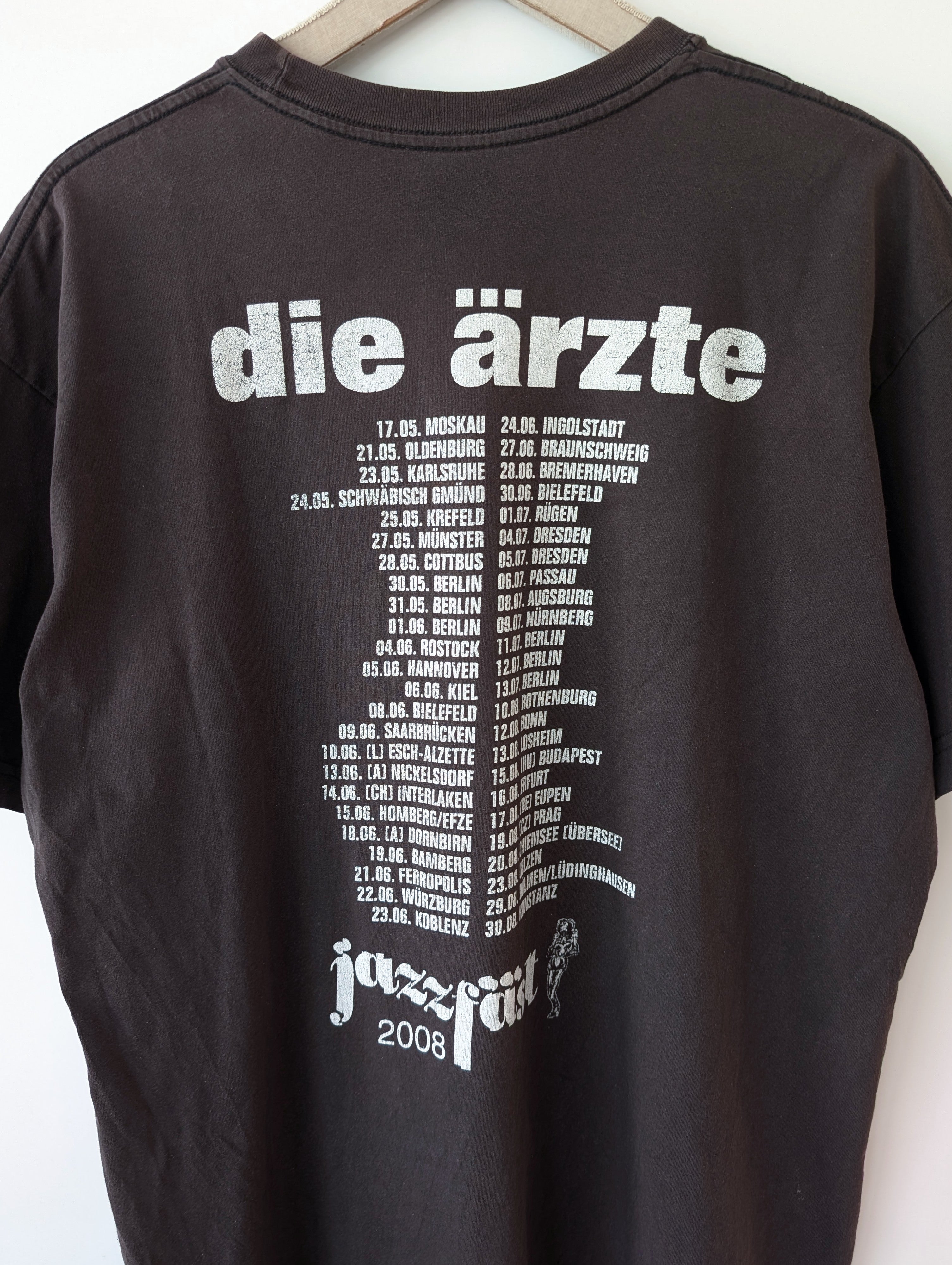 Die Ärzte Bandshirt 2008 Jazzfäst Tour (L)
