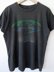 *Batman* RARE Shirt Logo 1995 Batman Forever Singlestichted (M)