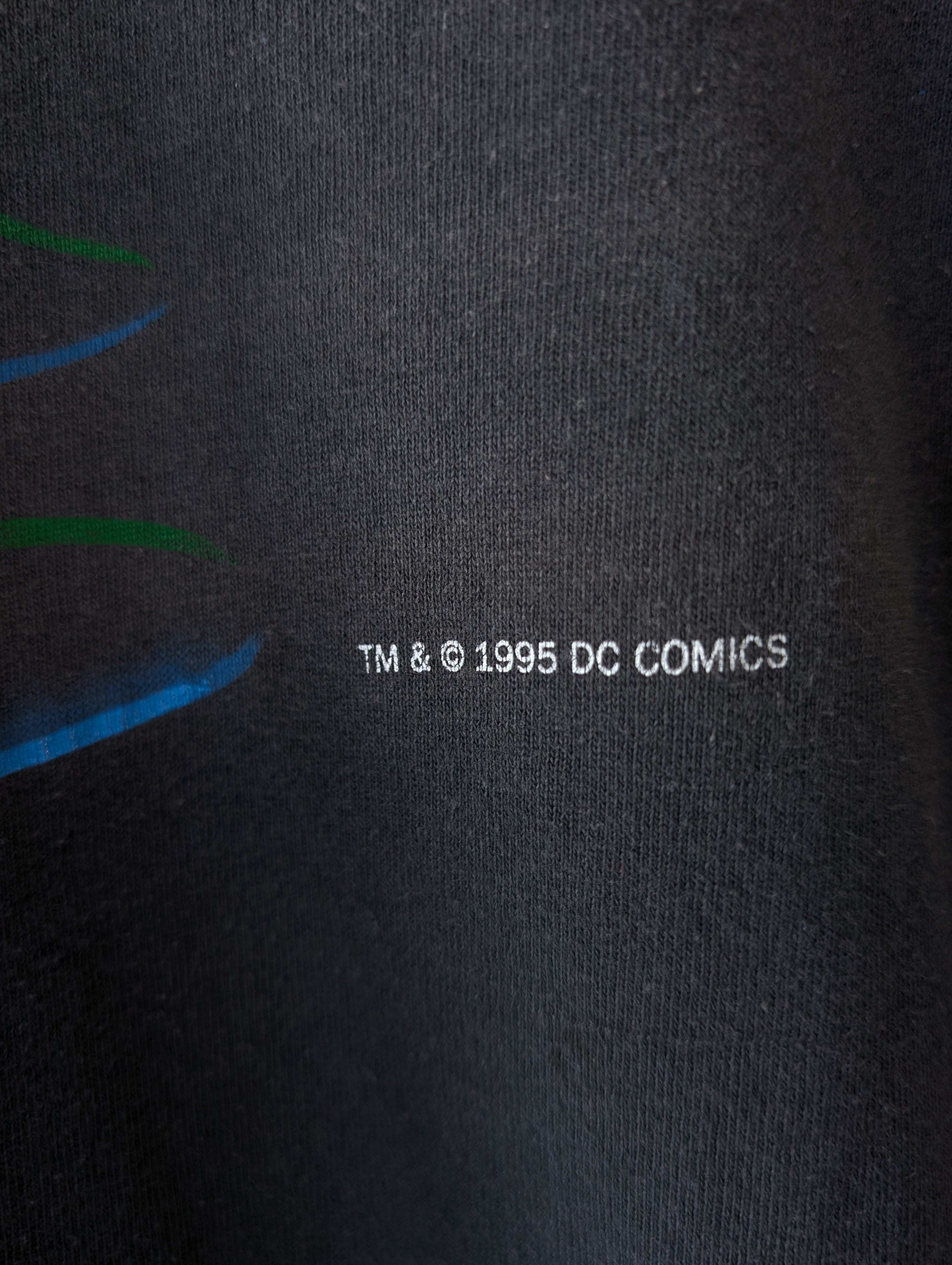 *Batman* RARE Shirt Logo 1995 Batman Forever Singlestichted (M)