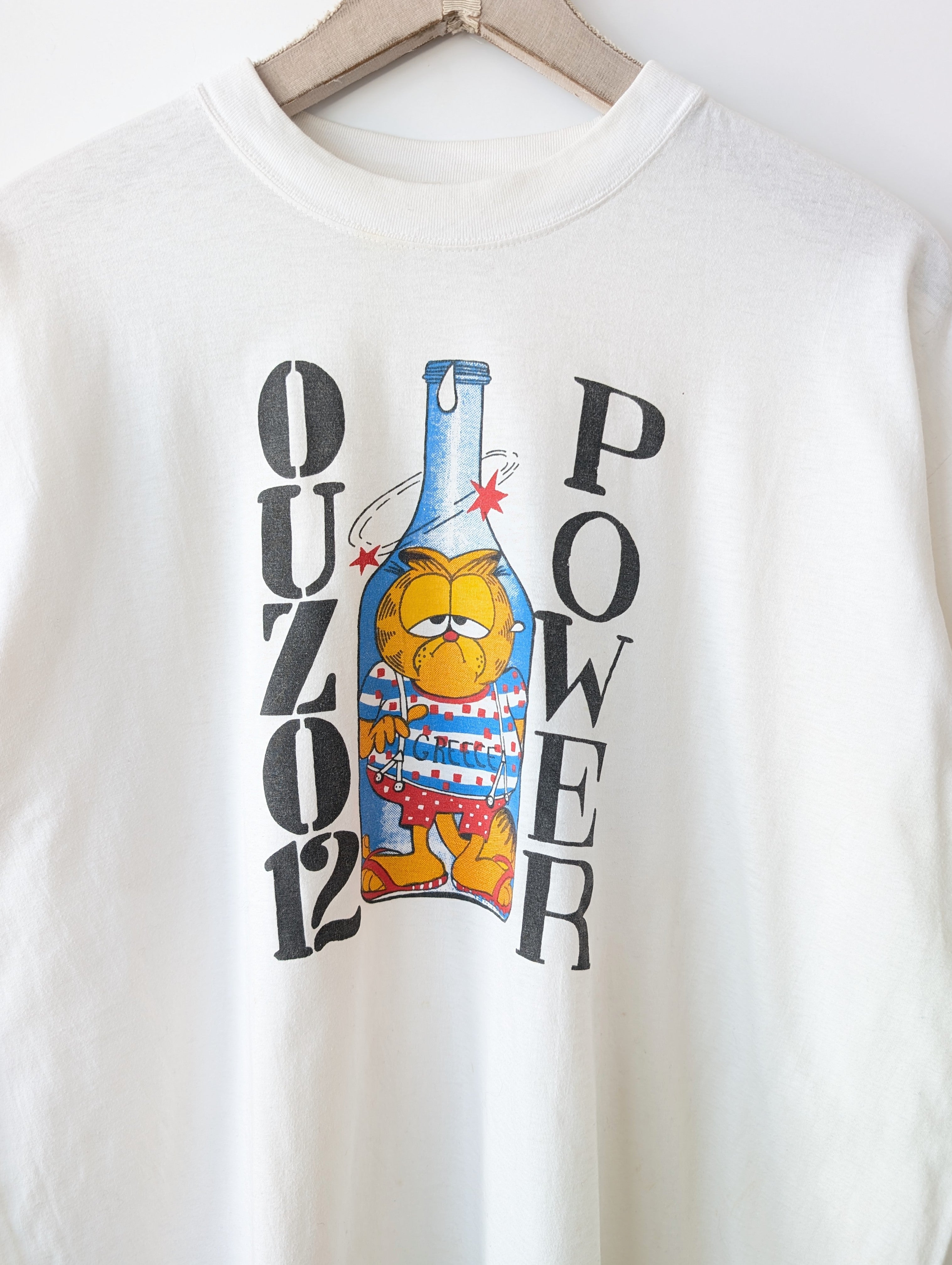 Shirt Garfield X Ouzo Singlestichted (XL)