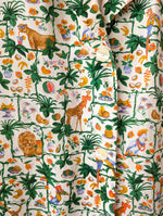Lade das Bild in den Galerie-Viewer, *Kupferseide* Bluse Safari Print Handmade (XL)
