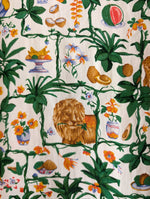 Lade das Bild in den Galerie-Viewer, *Kupferseide* Bluse Safari Print Handmade (XL)
