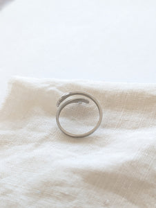 Ring 14k Silber Hug Hands