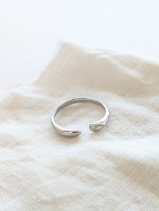 Ring 14k Silber Puristic