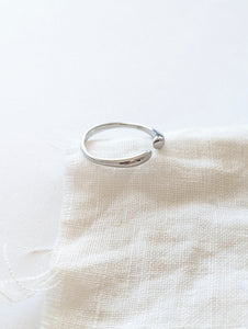 Ring 14k Silber Puristic
