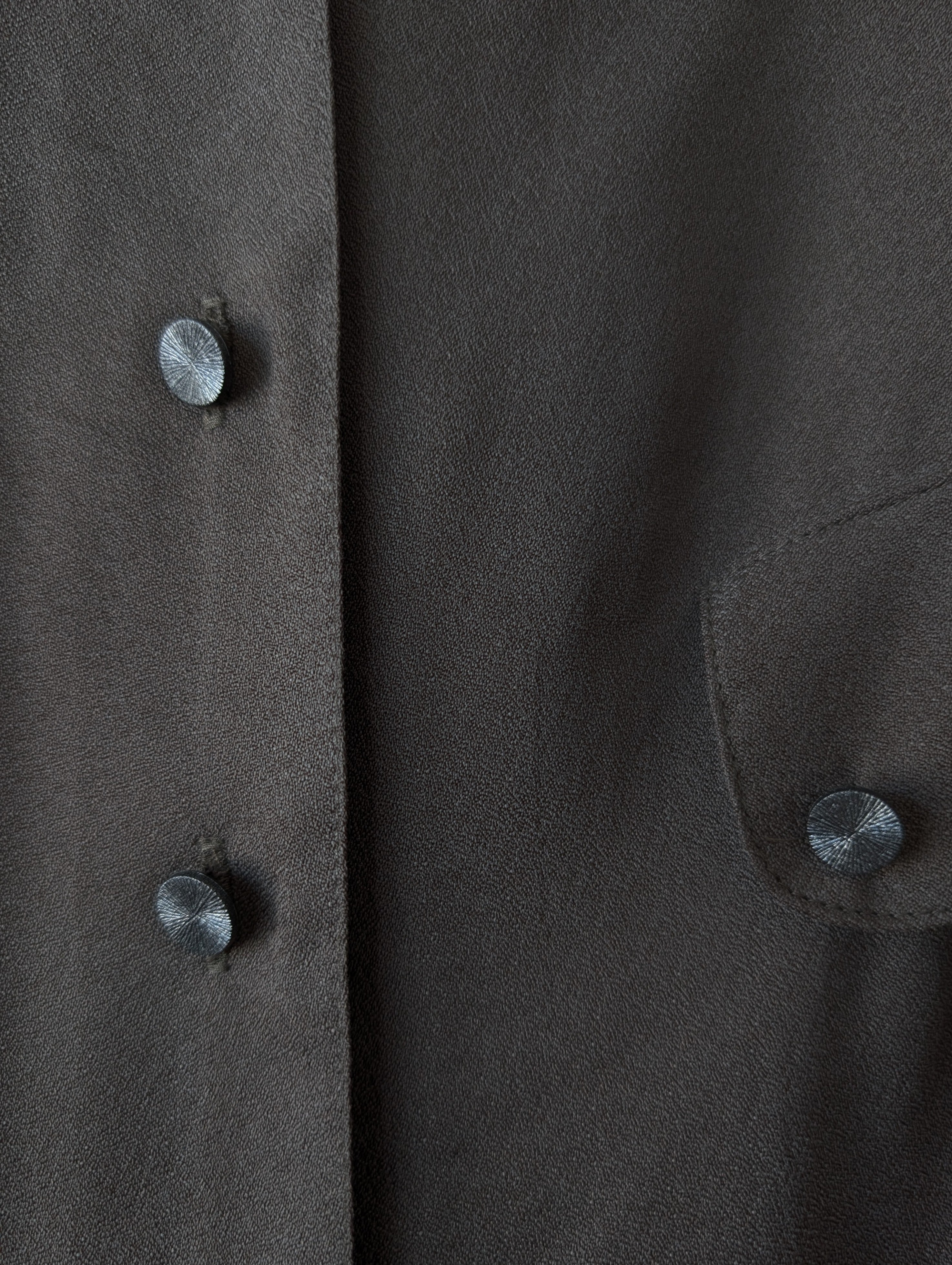 *Kupferseide* Bluse Khaki Deadstock (L)