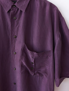 *Seide* Hemd Premium Basic Lila (L-XL)