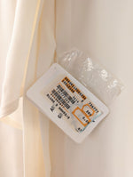 Lade das Bild in den Galerie-Viewer, *Seide* RARE Bluse Basic Schleife Creme (M)

