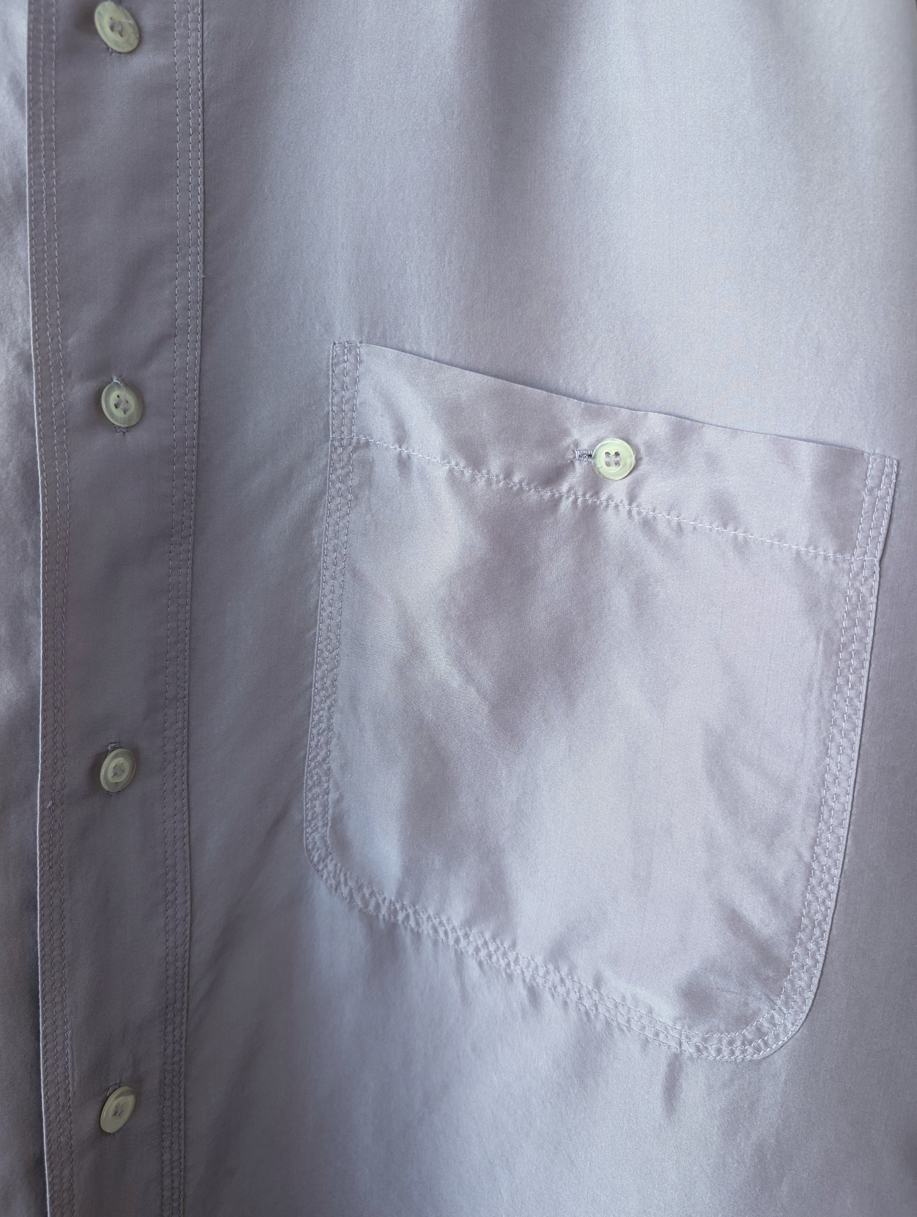 *Seide* Hemd Basic Lilac Flieder (XL)