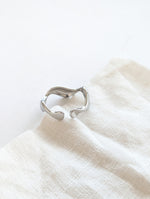 Lade das Bild in den Galerie-Viewer, Ring 14k Silber Heavy Waves
