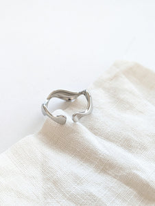 Ring 14k Silber Heavy Waves