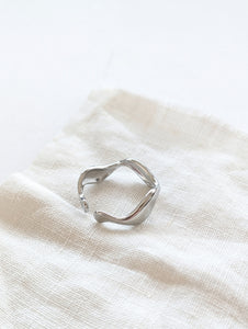 Ring 14k Silber Heavy Waves
