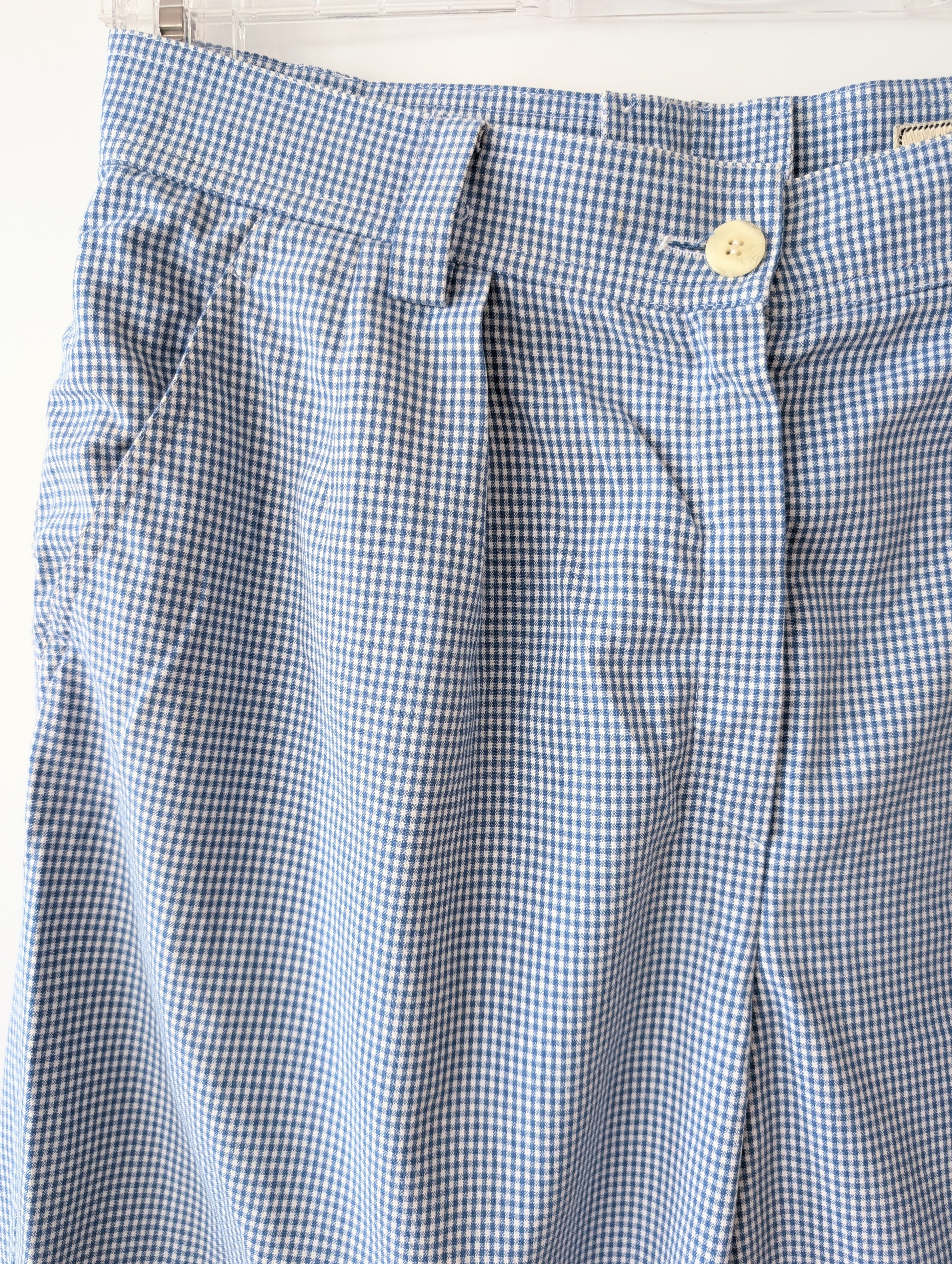 Bermuda Shorts Karo Gingham Blau (L-XL)