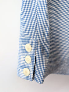 Bermuda Shorts Karo Gingham Blau (L-XL)