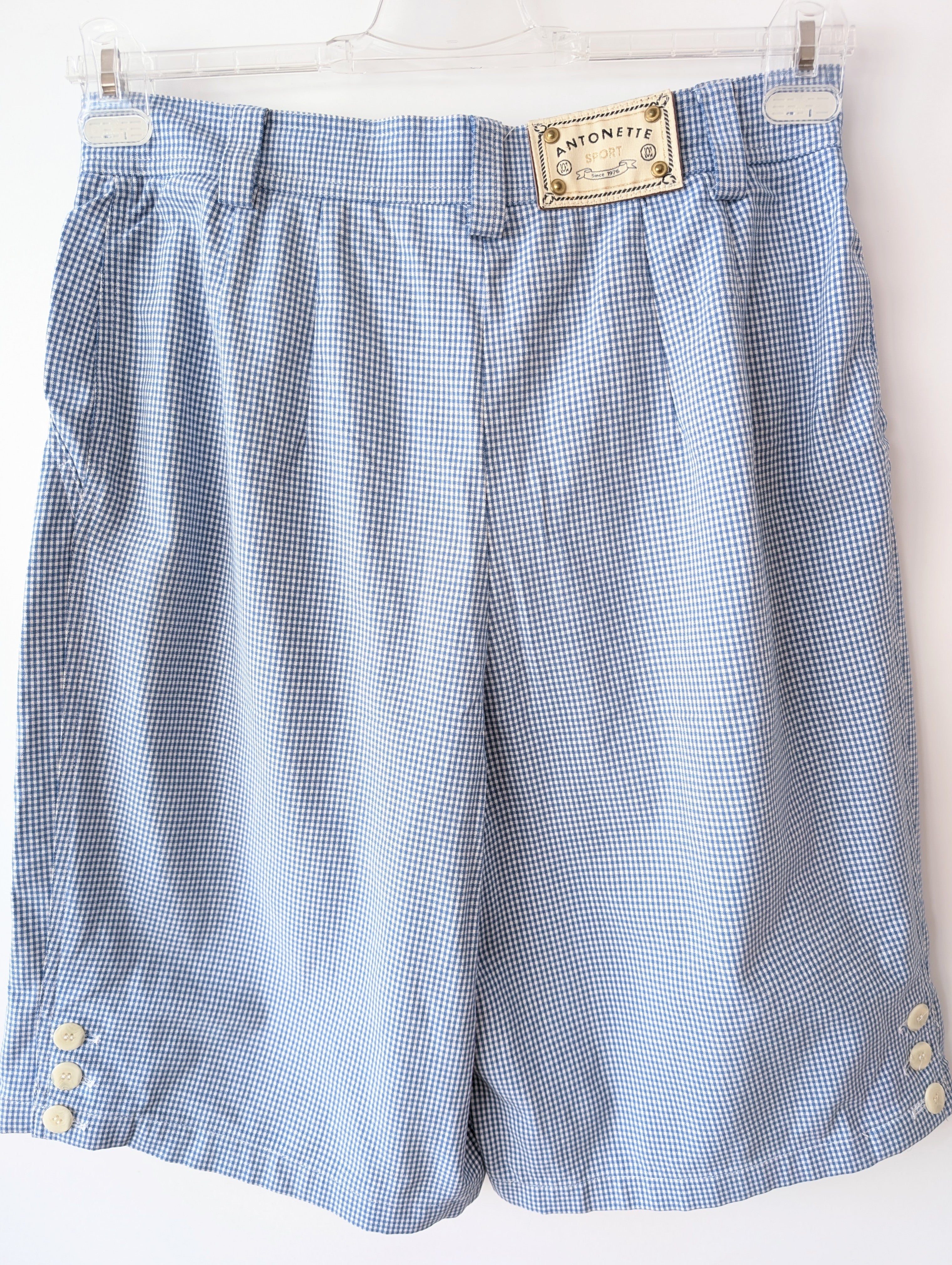 Bermuda Shorts Karo Gingham Blau (L-XL)