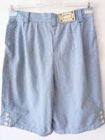Lade das Bild in den Galerie-Viewer, Bermuda Shorts Karo Gingham Blau (L-XL)
