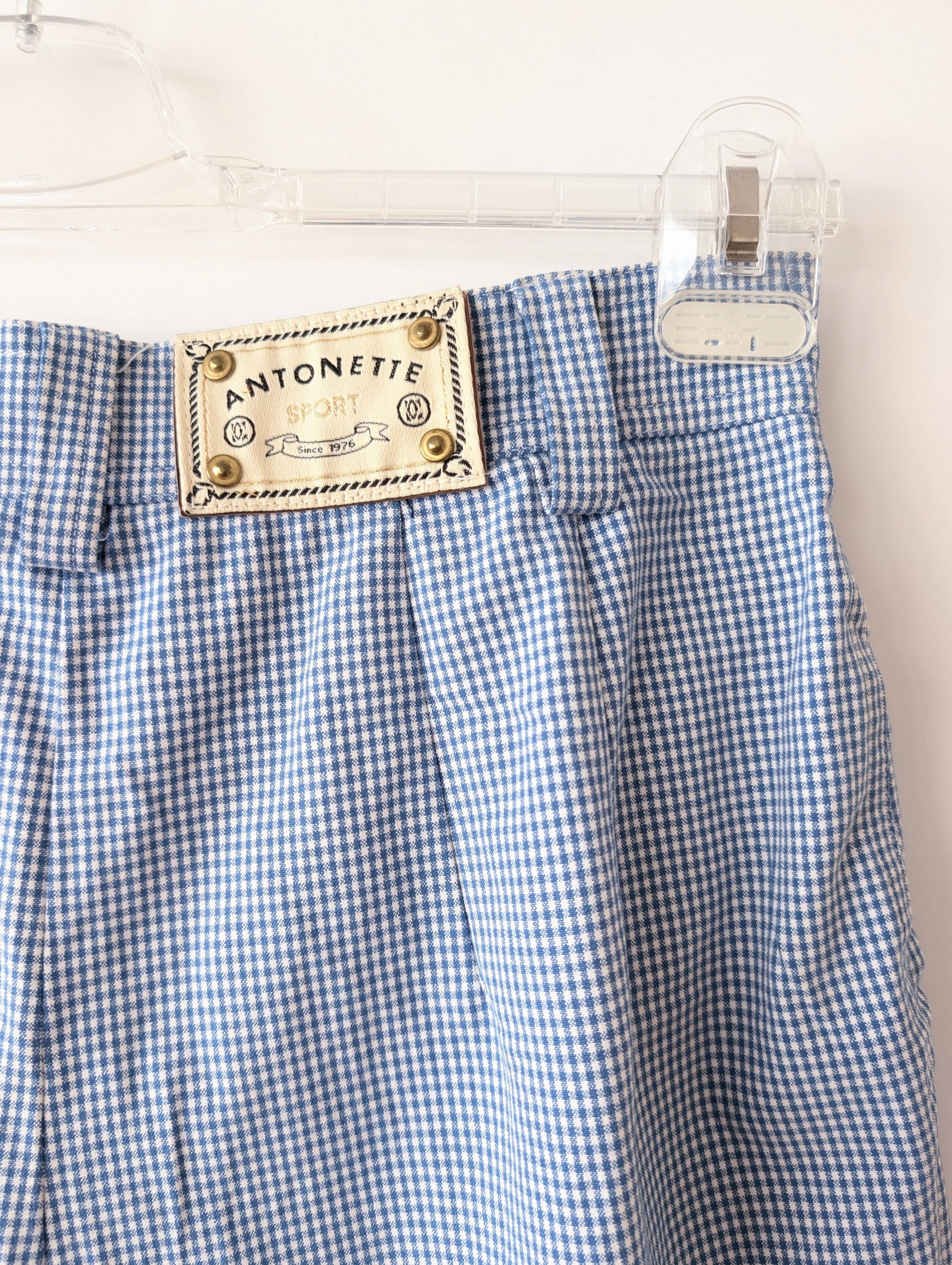 Bermuda Shorts Karo Gingham Blau (L-XL)
