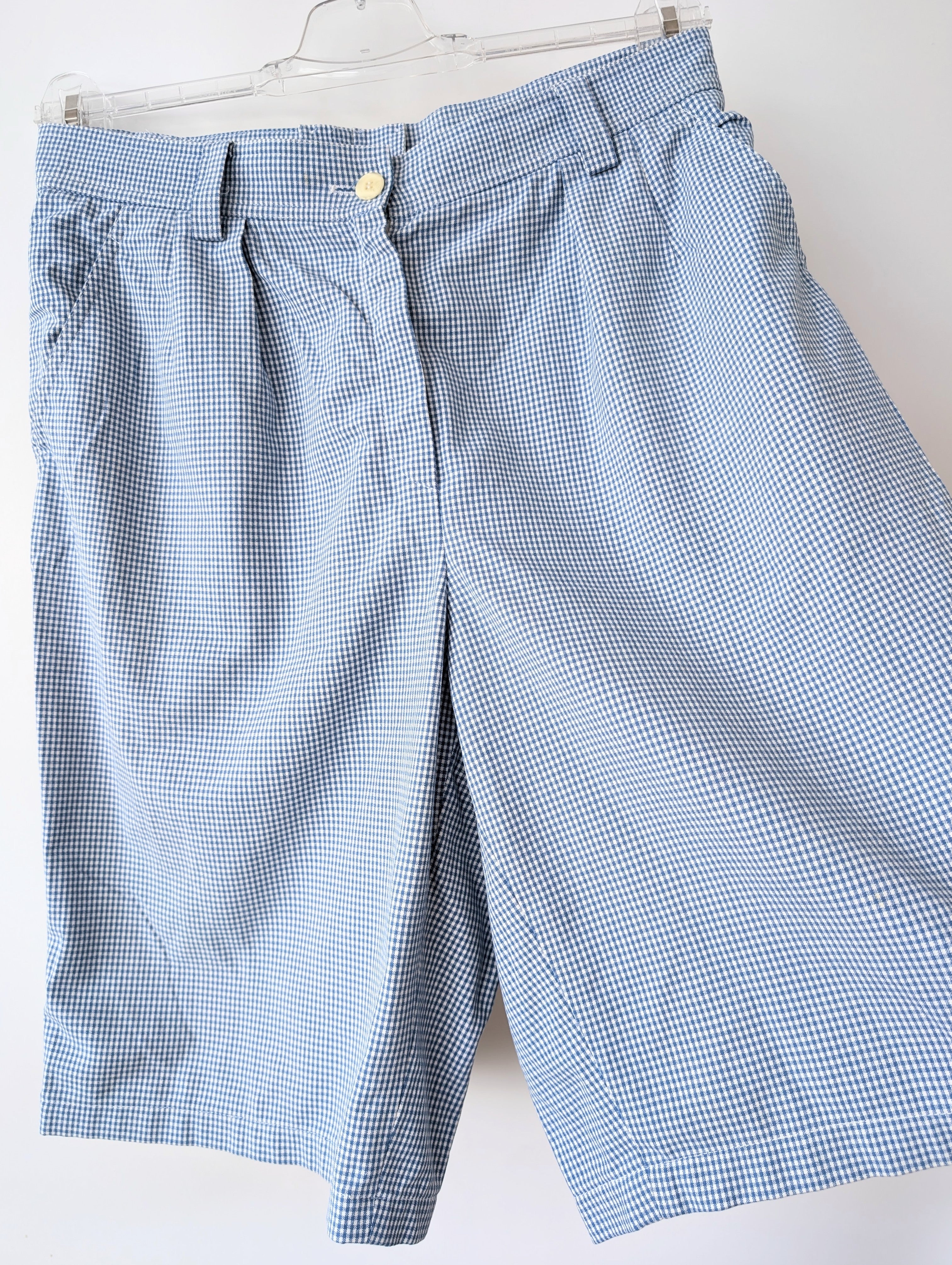 Bermuda Shorts Karo Gingham Blau (L-XL)