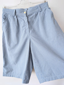 Bermuda Shorts Karo Gingham Blau (L-XL)