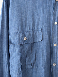 *Leinen* Hemd Van Laack Himmelblau (XL)